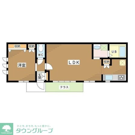 アクアFの物件間取画像